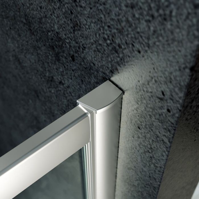 NILE 1200X800mm Reversible Offset Shower Enclosure 8mm Easy Clean Nano Glass Shower Cubicle