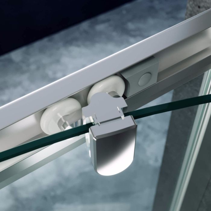 NILE 900X900mm Quadrant Shower Enclosure 8mm Easy Clean Nano Glass Shower Cubicle