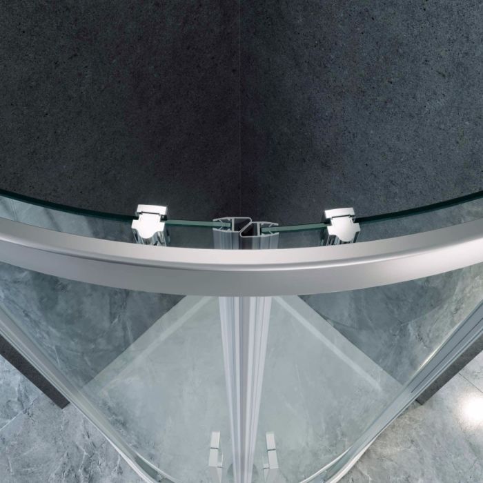 NILE 900X900mm Quadrant Shower Enclosure 8mm Easy Clean Nano Glass Shower Cubicle