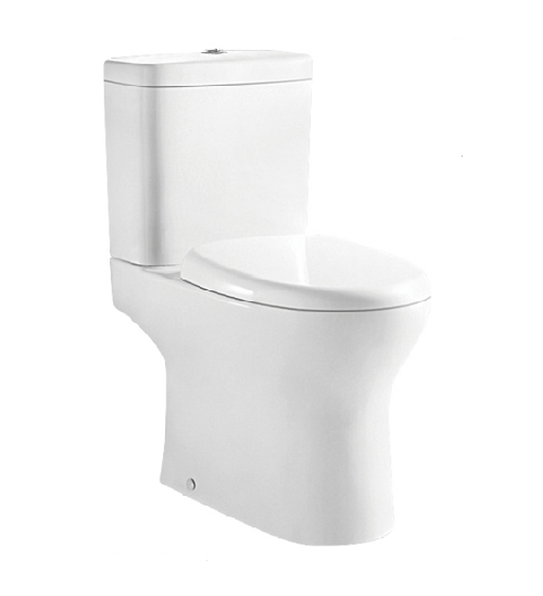Pure Open Back Close Coupled Toilet with Soft Close Seat