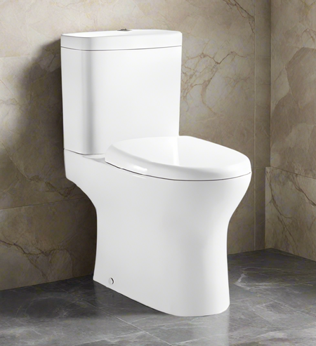 Pure Open Back Close Coupled Toilet with Soft Close Seat