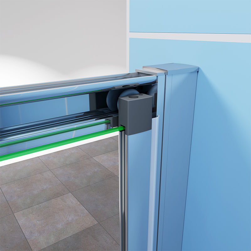 Aira 700mm Framed Bifold Shower Door 5mm Glass