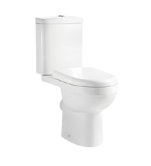 Pure Open Back Close Coupled Toilet with Soft Close Seat