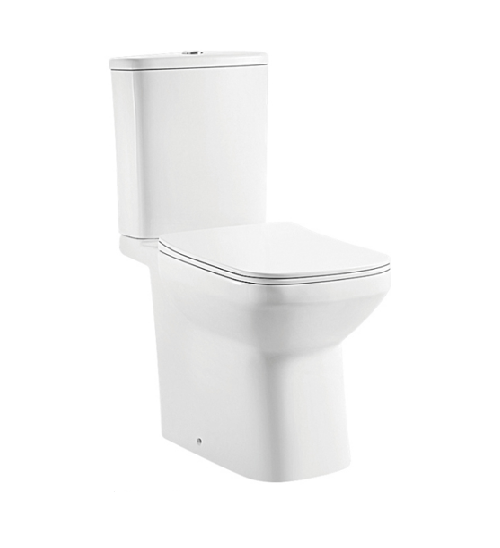 Pure Open Back Close Coupled Toilet with Soft Close Seat
