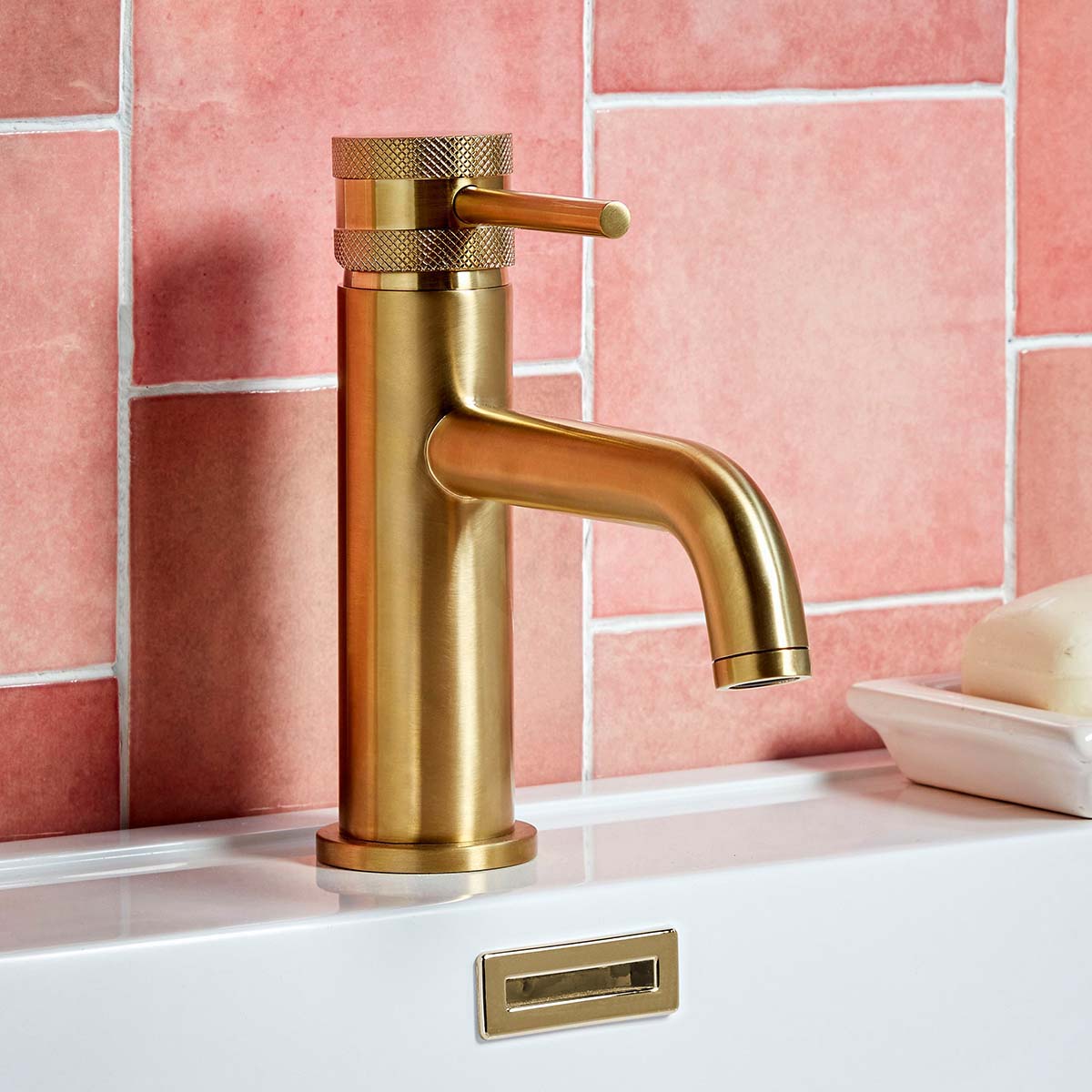 Legacy Core Mono Basin Mixer Brushed Brass