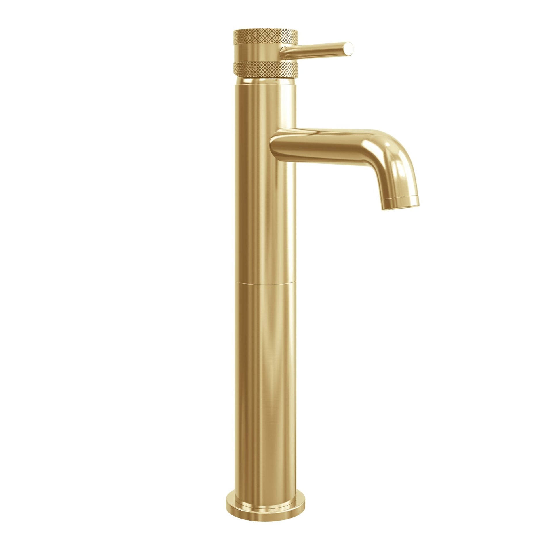 Legacy Core Tall Mono Basin Mixer Brushed Brass