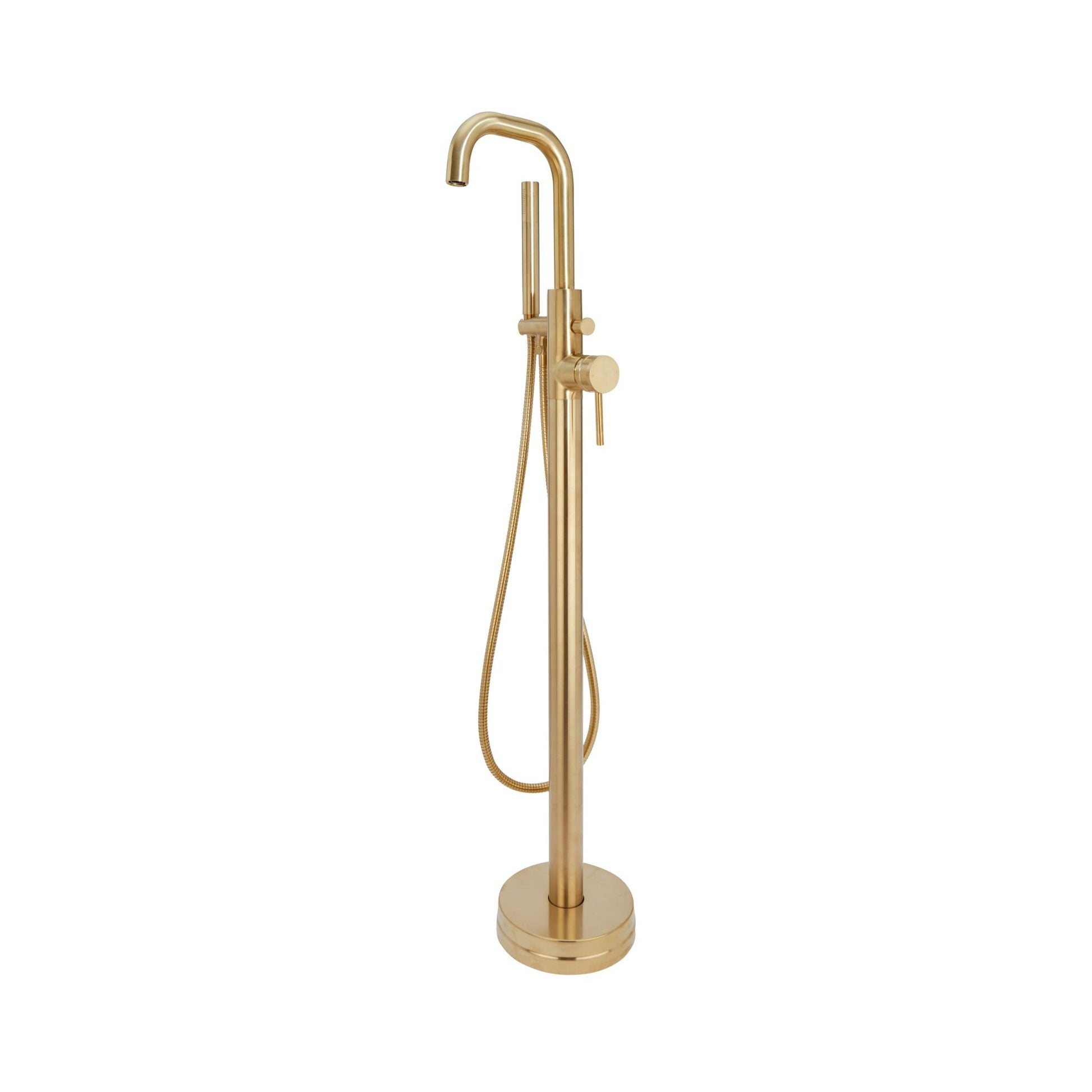 Legacy Core Freestanding Bath Shower Mixer Brushed Brass