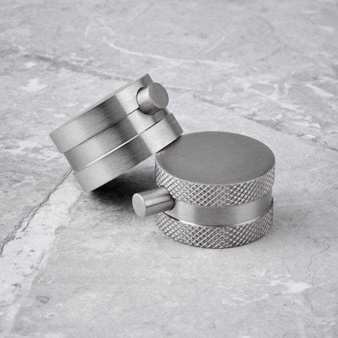 Nile Chrome Round Handle, Head & Handset Riser Kit Concealed Shower