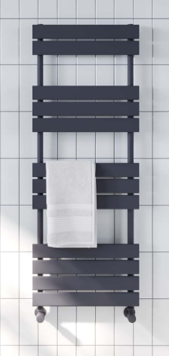 Life Anthracite Towel Radiator 1600mm x 600mm