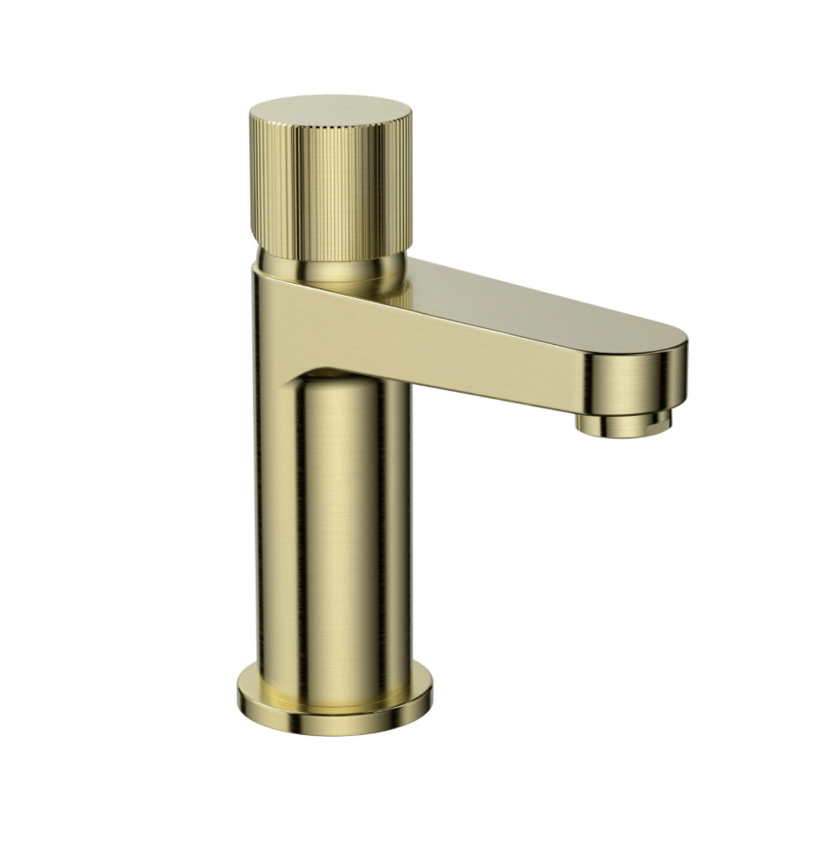 KOKO Brushed Brass Mono Basin Mixer