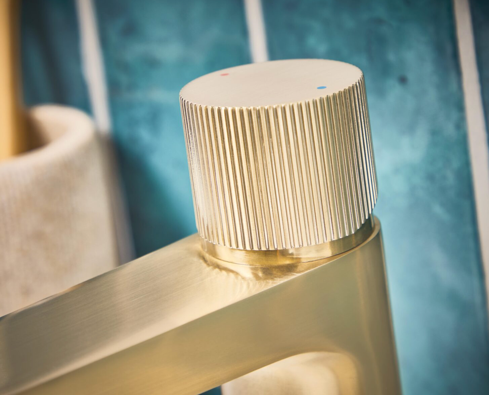 KOKO Brushed Brass Mono Basin Mixer