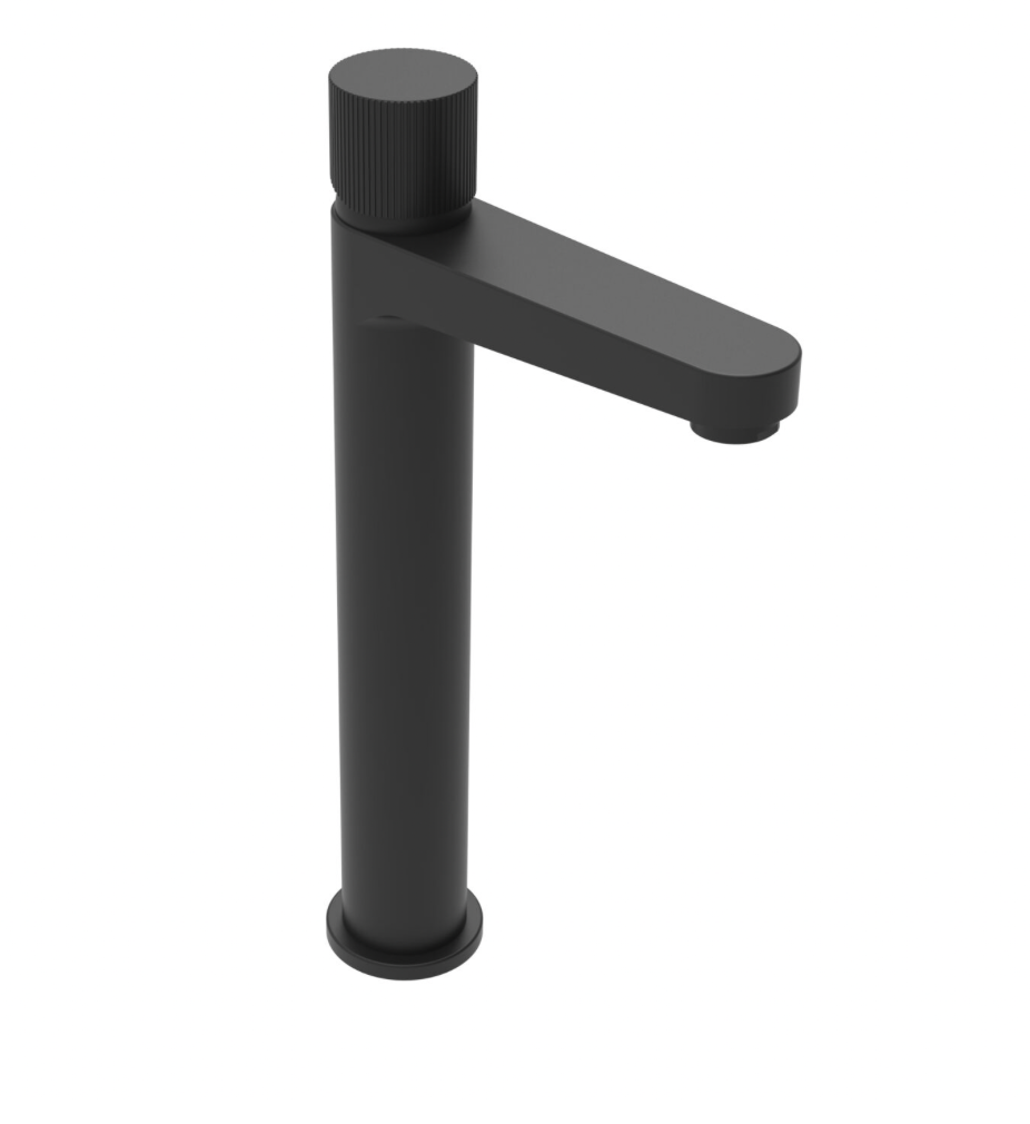 KOKO Matt Black Tall Basin Mixer