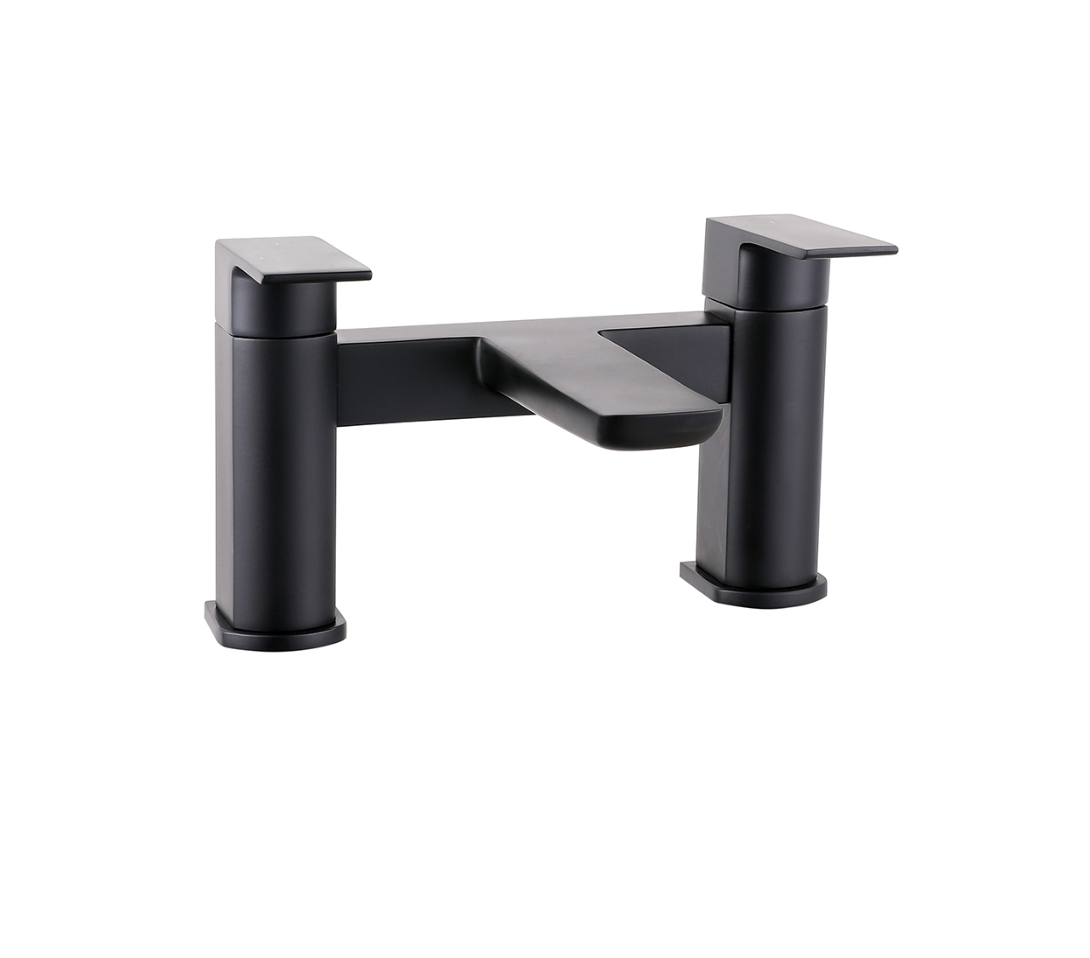 Muro Matt Black Bath Filler