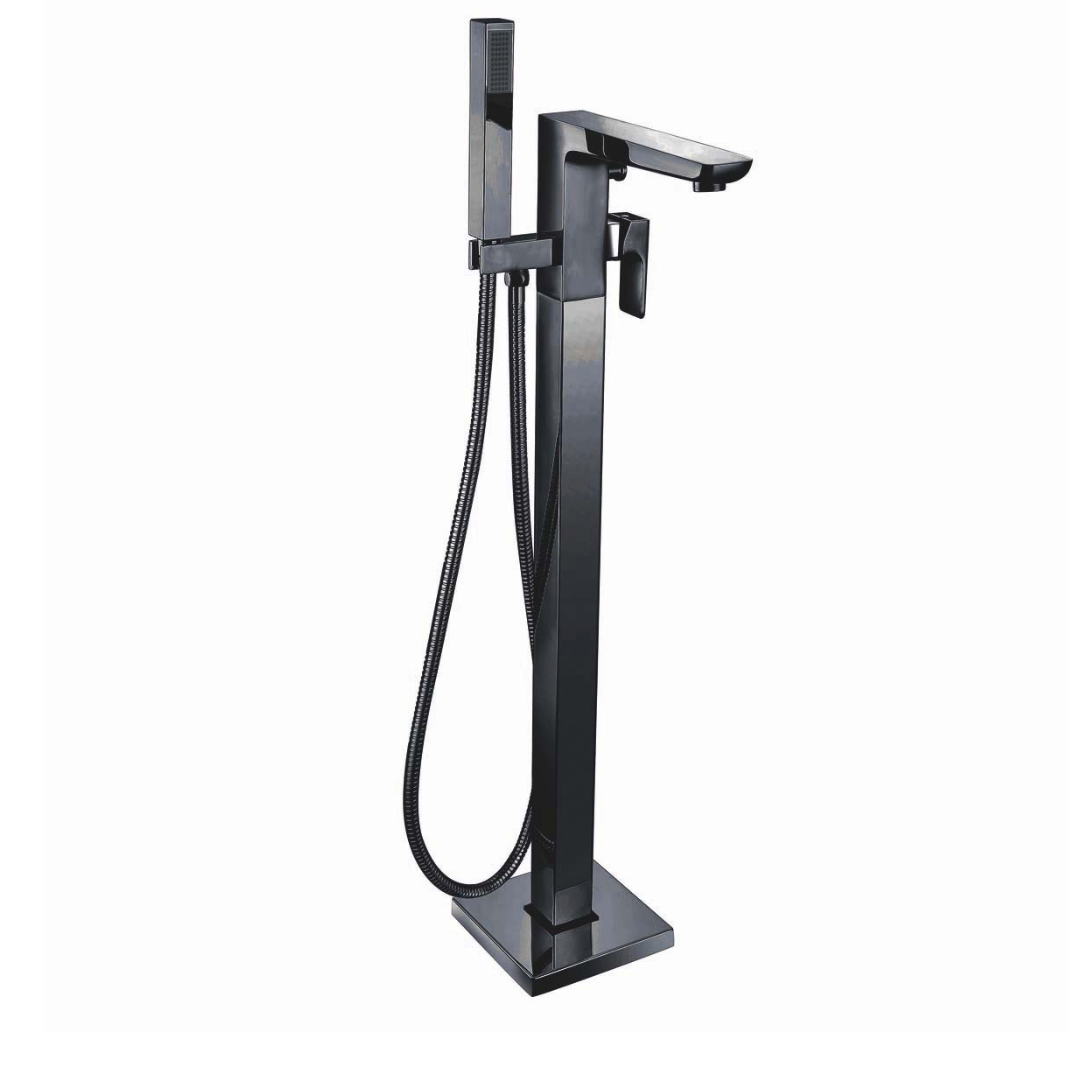 Muro Matt Black Freestanding Bath Shower Mixer