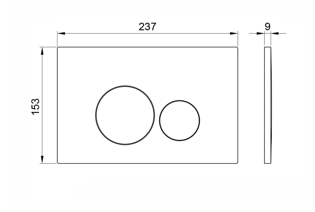 Traditional Back to Wall Pan