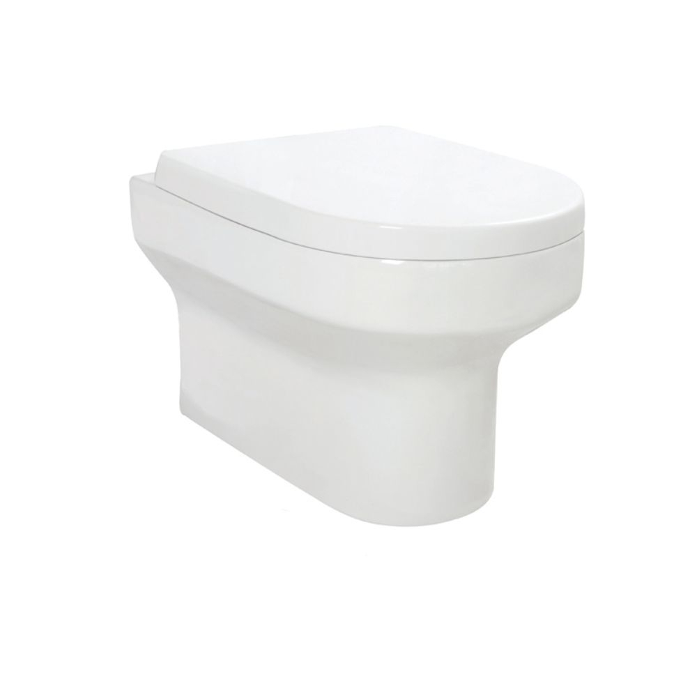 Scudo Spa Wall Hung Pan + Soft Close Seat