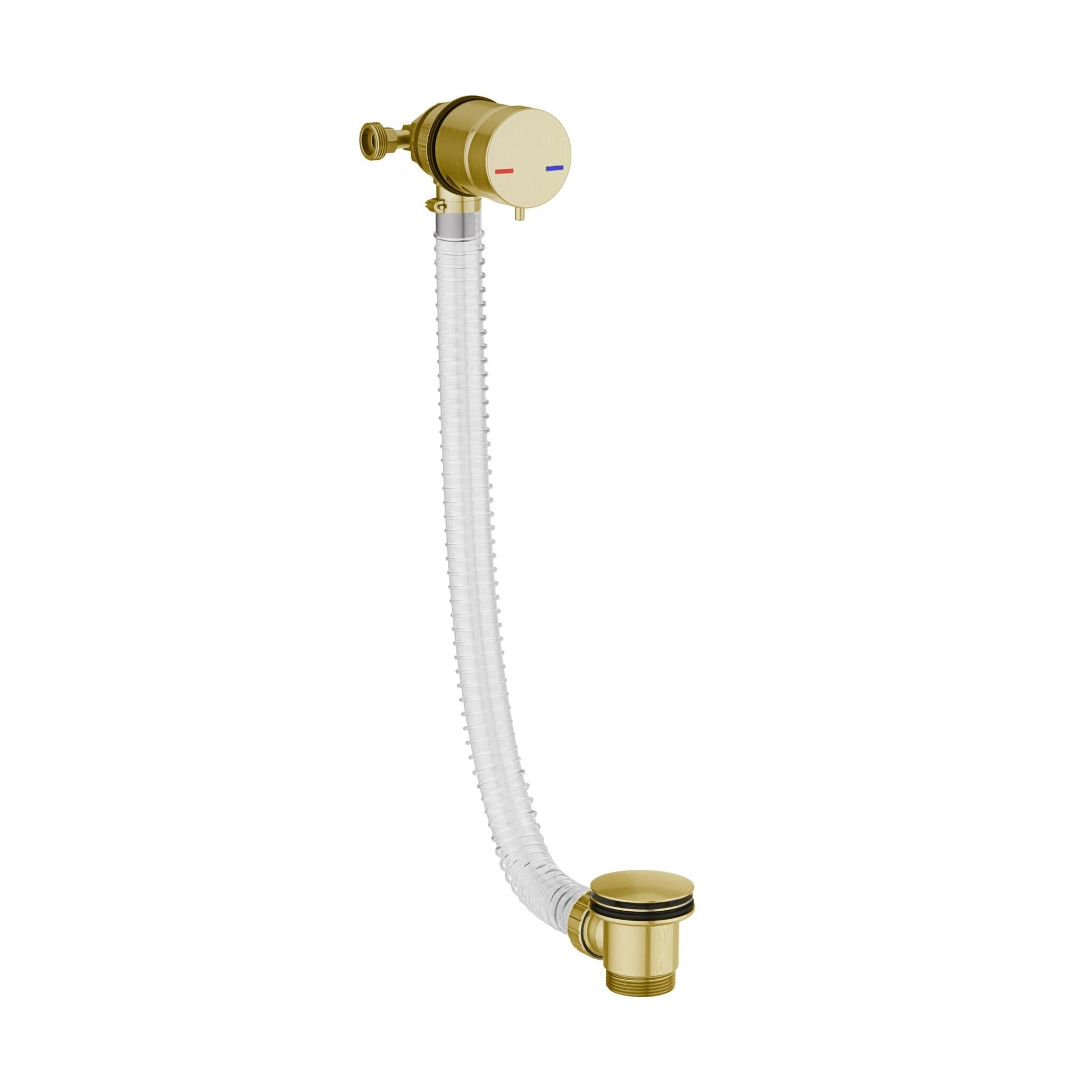 LEGACY Bath Filler and Overflow Brushed Brass
