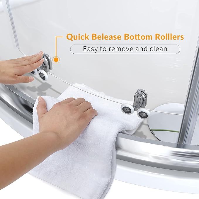 NILE Quadrant/Offset Shower Enclosure Reversible Left/Right 1000 x 800mm