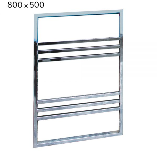 Boxford Towel Radiator in Chrome - 800mm x 500mm