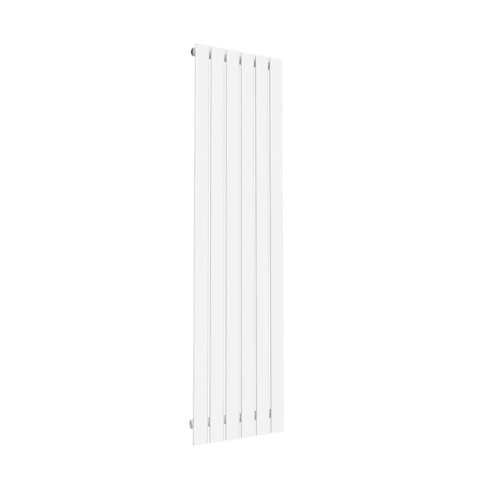 NILE 1800 x452mm Vertical Column Designer Single White Flat Panel Radiator