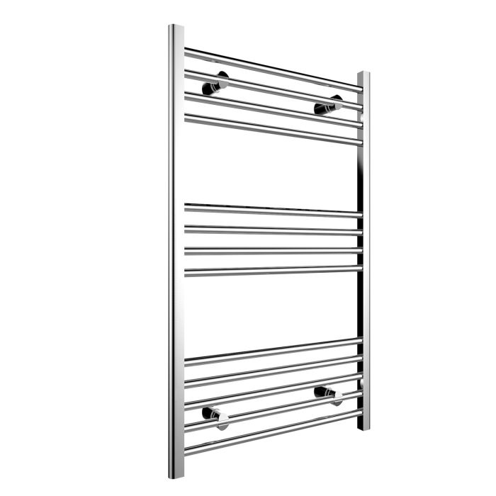 NILE 1600x400mm Straight Chrome Heated Towel Rail Rad Radiator Bathroom Central Heating