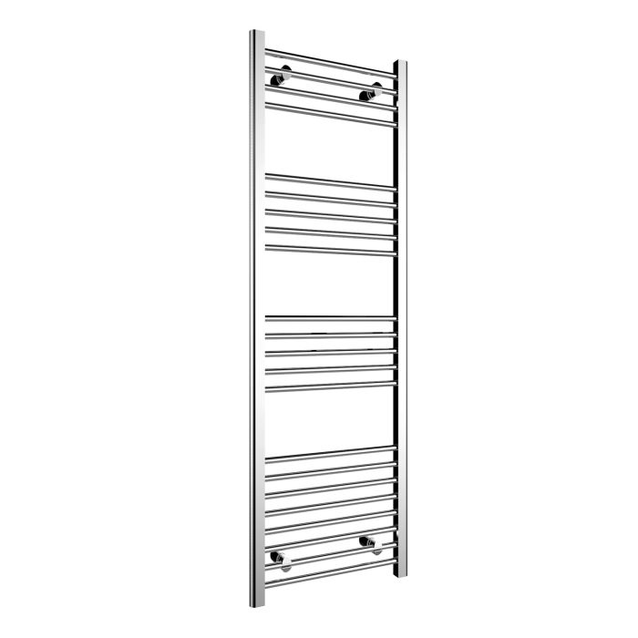NILE 1600x500mm Straight Chrome Heated Towel Rail Rad Radiator Bathroom Central Heating