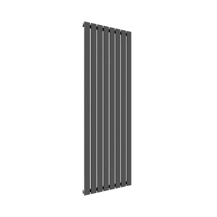 NILE 1800 x 608mm Vertical Column Designer Single Anthracite Flat Panel Radiator