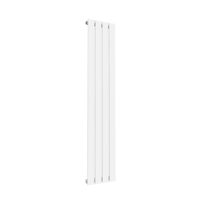 NILE 1600 x300mm Vertical Designer Single White Flat Panel Column Radiator