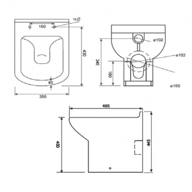 Kartell Pure Back to Wall Pan + Soft Close Seat